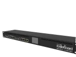 MikroTik RouterBOARD RB3011UiAS, 10x GB LAN, 1x SFP port, RouterOS L5, 1U rACkmount case, LCD panel