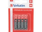 Verbatim AAA Alkaline Batteries 4Pack