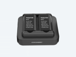 Single Charging Cradle, charge C66 pistol battery only, up to 2 slots, used includes DCPWR-12V2A-XX Power Adapter