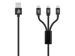 Pro Bass On The Go 3-in-1 Charging Cable
