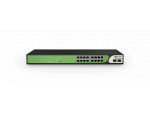 BDCOM 16-Port Gigabit Unmanaged PoE Switch (16-Port PoE + 2-Port Gigabit SFP) 180W PoE Budget