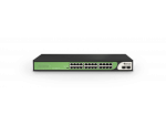 BDCOM 24-Port Gigabit Unmanaged PoE Switch (24-Port PoE + 2-Port Gigabit SFP) 280W PoE Budget