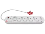Surged Multi Plug 5x16A 5x5A 0.5m Cord