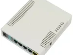 Mikrotik WLAN Access Point Power Over Ethernet (PoE) White