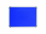 Info Board (Aluminium Frame - 600*450mm - Royal Blue)