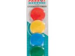 Magnets Circle (4 Per Card - Assorted - Size: 40mm)