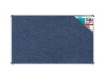 Bulletin Board Ribbed Aluminium Frame (1500x900mm - Denim)