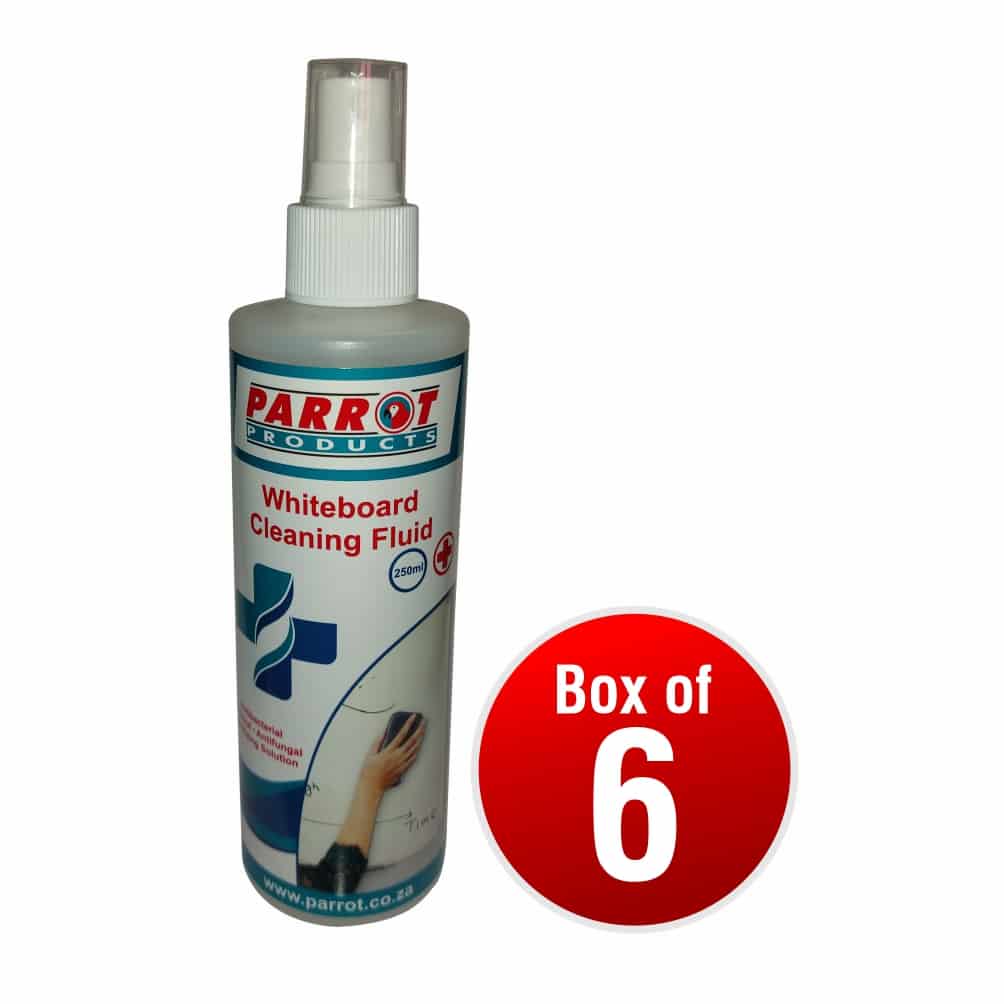 Cleaning Fluid Whiteboard 250 ml Uncarded Box Of 6