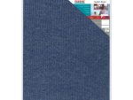 Bulletin Board Ribbed Aluminium Frame (1200x1000mm - Denim)