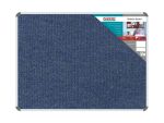 Bulletin Board Ribbed Aluminium Frame (1200x900mm - Denim)