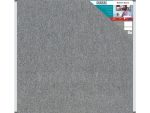 Bulletin Board Ribbed Aluminium Frame (900x900mm - Laurel)