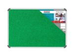 Bulletin Board Ribbed Aluminium Frame (900x600mm - Palm)