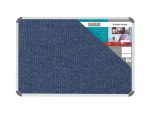 Bulletin Board Ribbed Aluminium Frame (900x600mm - Denim)
