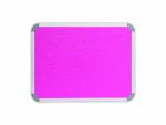 Info Board (Aluminium Frame - 600*450mm - Pink)