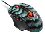 Sharkoon Drakonia II Gaming Laser Mouse with adjustable weights 12 programmable buttons + 4-way scroll wheel  Green, Retail Box , 1 Year warranty