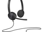 Logitech H340 USB Headset - Adjustable Headband  Full Stereo Dual Channel, USB Connection, Noise Cancelling