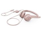 Logitech H390 USB Headset with Noise-Canceling Mic - Rose, Retail Box , 1 year Limit warranty