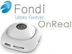 Fondi OnReal Camera - 8MP Photo Capture, 1080P 30FPS Full HD Video Quality, Built-in Wi-Fi, 120 degree Wide Viewing Angle White, Retail Box , 1 year Limited Warranty