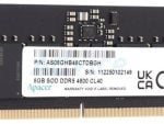 Apacer 8GB DDR5 4800 MHz SO-DIMM Memory, Retail Box , Limited Lifetime warranty