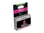 Lexmark 100xl Magenta High Yield Ink Cartridge, Retail Box , No Warranty