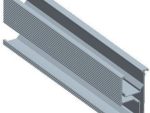 Solarix D Rail For Solar Panel Mounting- Length 4.3 Metres, Aluminium 6005 T5, Including 1x T Module, Suitable For Rooftop Installations, Retail Box, No warranty