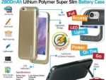 Promate aidCase-i6 2800mAh Lithium Polymer Super Slim Battery Case - Black, Retail Box , 1 Year Warranty