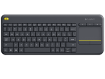 Logitech K400+ Wireless Touch Keyboard With Multi Touch Touchpad, Logitech Unifying protocol (2.4GHz), 2 x AA Battery, Retail Box , 1 year Limited warranty.