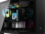 Corsair iCUE LINK 2500X RGB Micro ATX Dual Chamber PC Case; Black