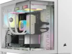 Corsair iCUE LINK 2500X RGB Micro ATX Dual Chamber PC Case; White