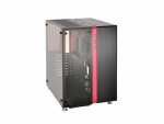 Lian-Li PC-O9WRX ATX Cube Tempered Glass Gaming Case - Black & Red