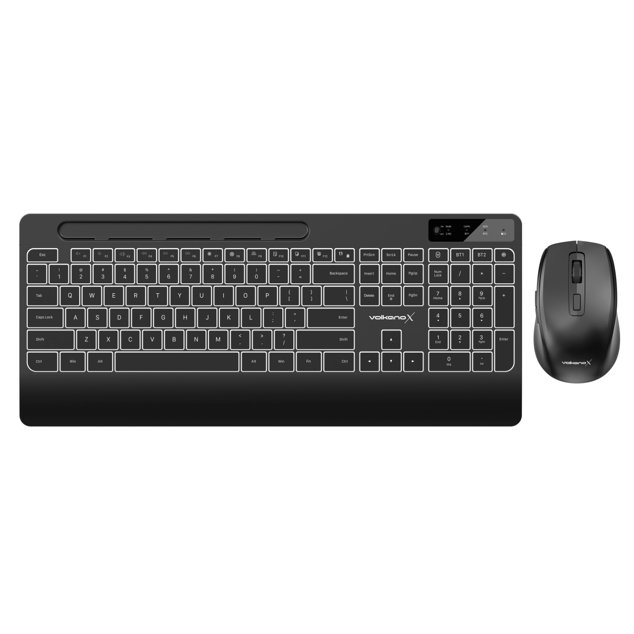 VolkanoX Gem Series Silent BT Multimode Keyboard/Mouse Combo