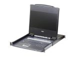 Aten 17'' wide Screen Full HD LCD console support USB DVI; HDMI; VGA W/(US9