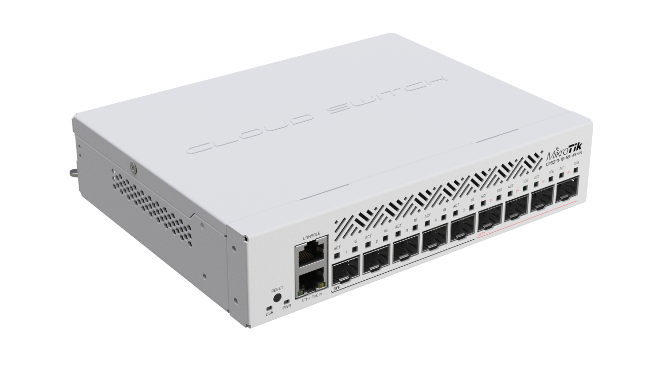 Mikrotik Network netFiber 9 Switch L3, 1GB Ethernet Port (PoE-IN), x5