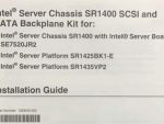 Intel SR1400 Hotswap SCSI Backplane