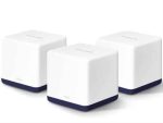 Mercusys Halo H50G AC1900 Whole Home Mesh Wi-Fi System (3 Pack), Retail Box , 1 year Limited Warranty