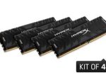 HyperX Predator Memory Black - 64GB Kit*(4x16GB) - DDR4 2400MT/s XMP CL12 DIMM