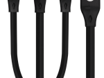 Volkano Flexi Series 3-in-1 Charging Cable - Black
