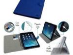 Promate Dash-Air Protective Leather Case with In-Built 8000 mAh Back-up battery-DarkBlue, Retail Box, 1 Year Warranty