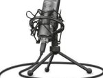Trust GXT 242 Lance Streaming Microphone With Tripod Stand And High Precision Cardioid Recording Pattern For Desktop PC Or Laptop- Digital USB Connection, Clear Audio
