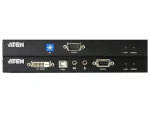 Aten USB DVI Single Link Console Extender with Audio/Serial Support up to 60M  -  TAA Compliant / Audio Cat 5 KVM Extender