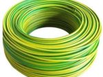 Solarix Insulated 6mm2 Yellow And Green Earth Wire 100 Metre Roll- Cable Cross Section 6mm2, Cable Sheath Colour Yellow and Green Retail Box , No warranty