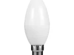 Switched5W Candle LED Light Bulb B22 - Cool White
