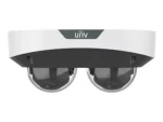 Uniview  - Ultra H.265 - 2*4MP Dual-channel Non-Splicing Multiview Fixed IP Dome Camera