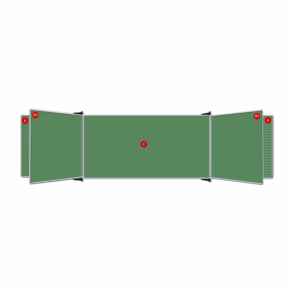 Educational Board Magnetic Chalkboard (1820*1220 - Centre Panel - Opti