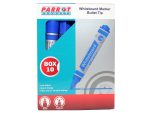 Whiteboard Markers (10 Markers - Bullet Tip - Blue)