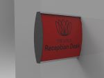 Sign Frame (100x300mm - Double Sided - Wall Mounted)