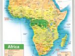Africa General Educational Map (1500*1200mm)