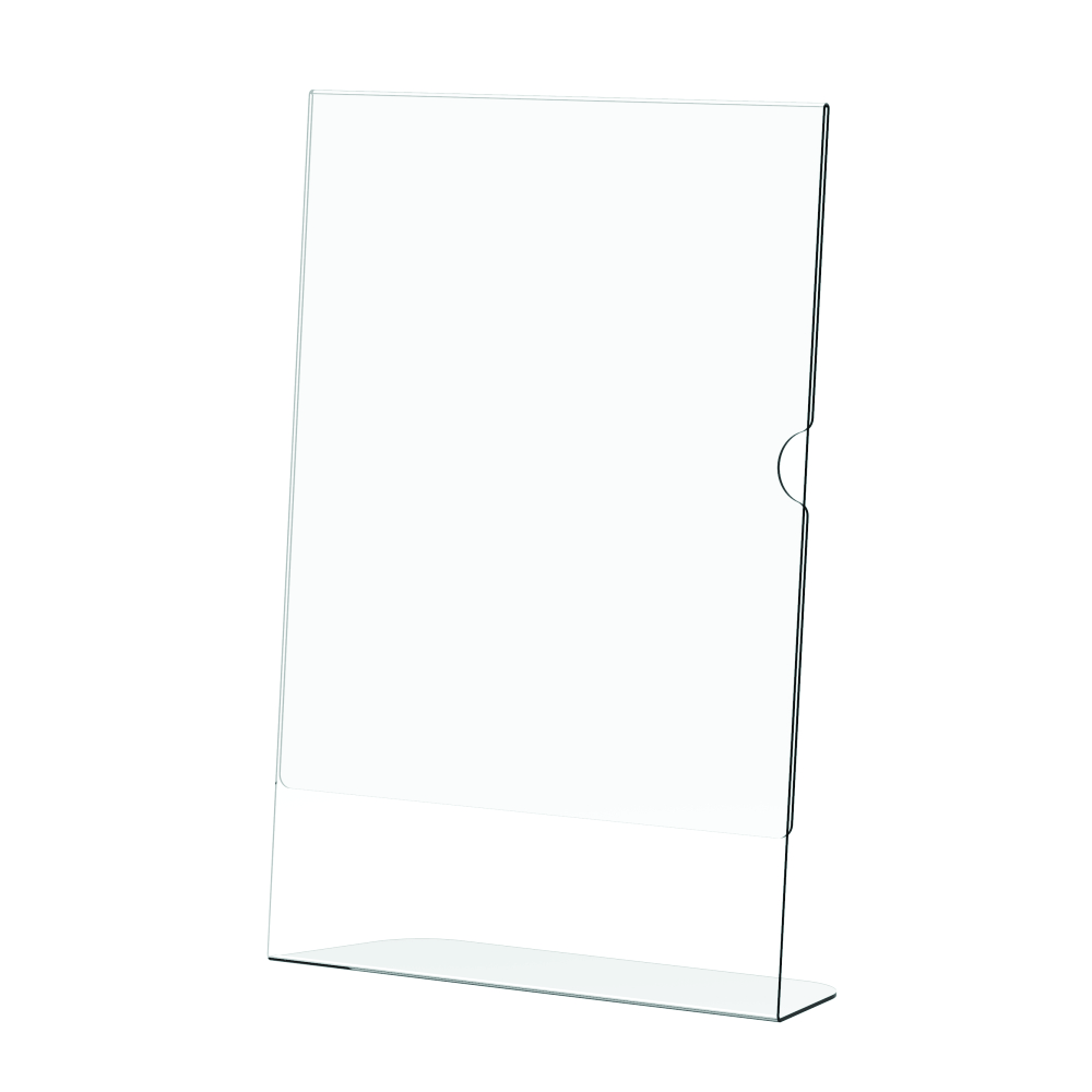 Acrylic Menu Holder - Single Sided - A5 Portrait - Box 5