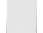 Educational Board Magnetic Whiteboard (1220*920 - Grey Squares - Side