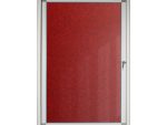 Hinged Pinning Display Case (900*600mm - Burgandy)